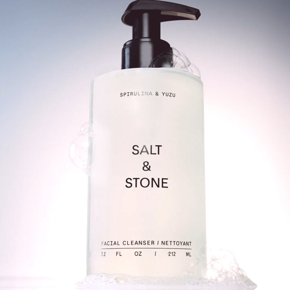 Salt & Stone Spirulina & Yuzu Facial Cleanser